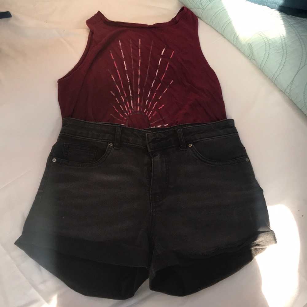 Black shorts